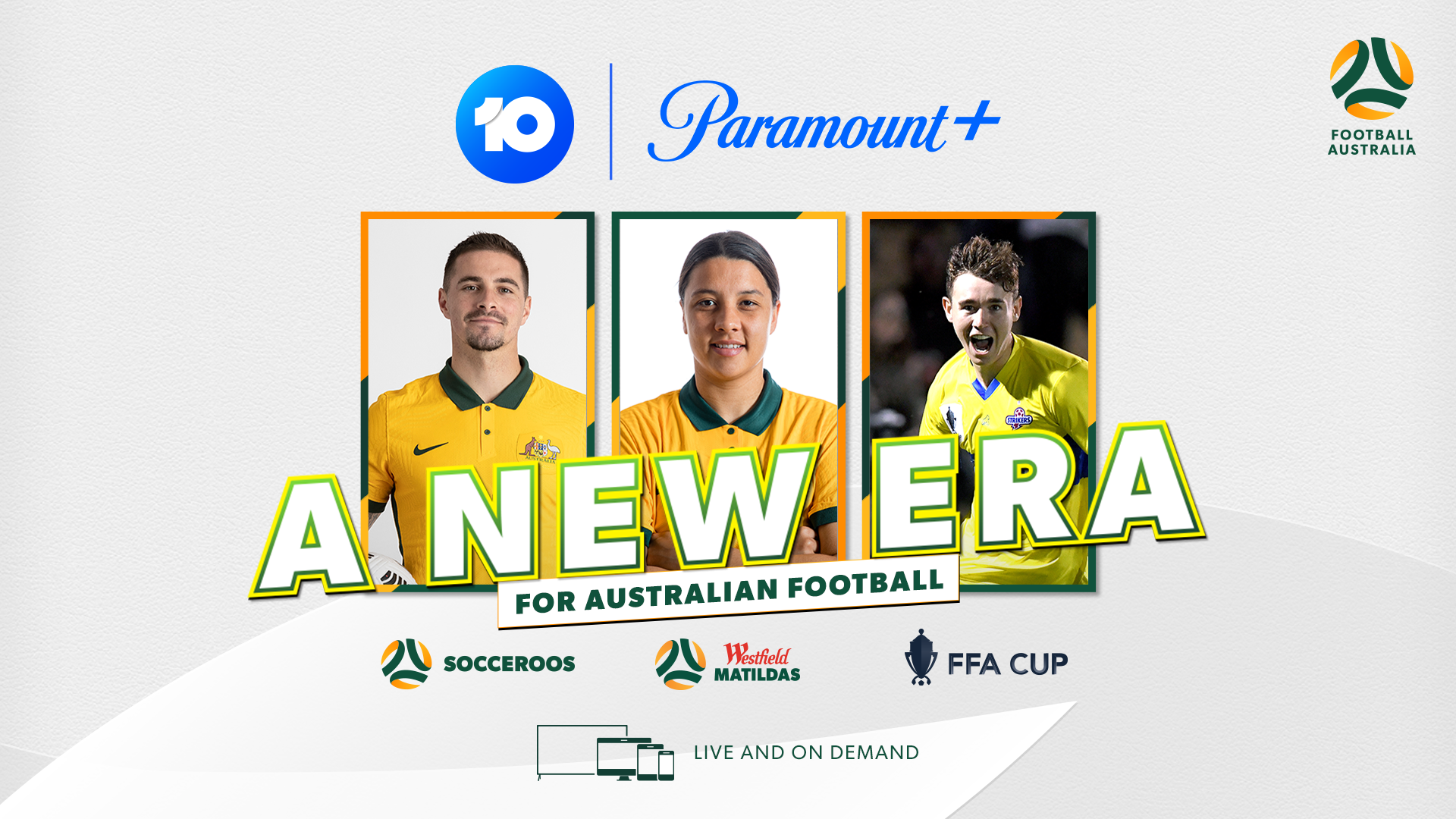 Football Australia reaches landmark media rights agreement with 10 ViacomCBS Football Australia reaches landmark media rights agreement with 10 ViacomCBS
