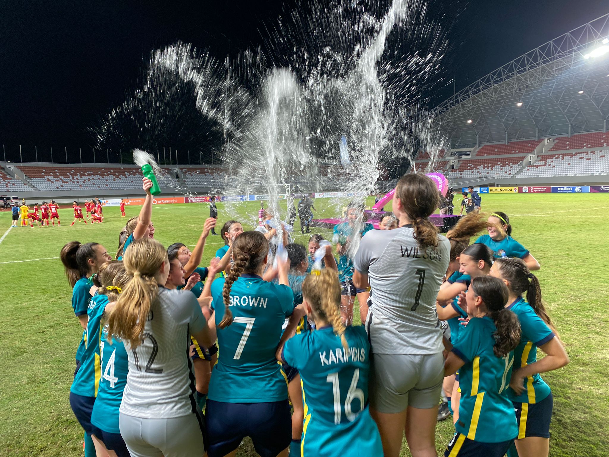 CommBank Junior Matildas celebrate CommBank Junior Matildas celebrate