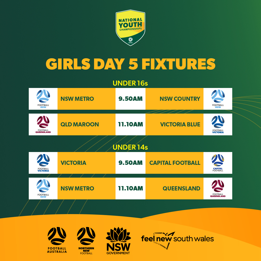2022 NYC Girls - Day 5 Fixtures 2022 NYC Girls - Day 5 Fixtures
