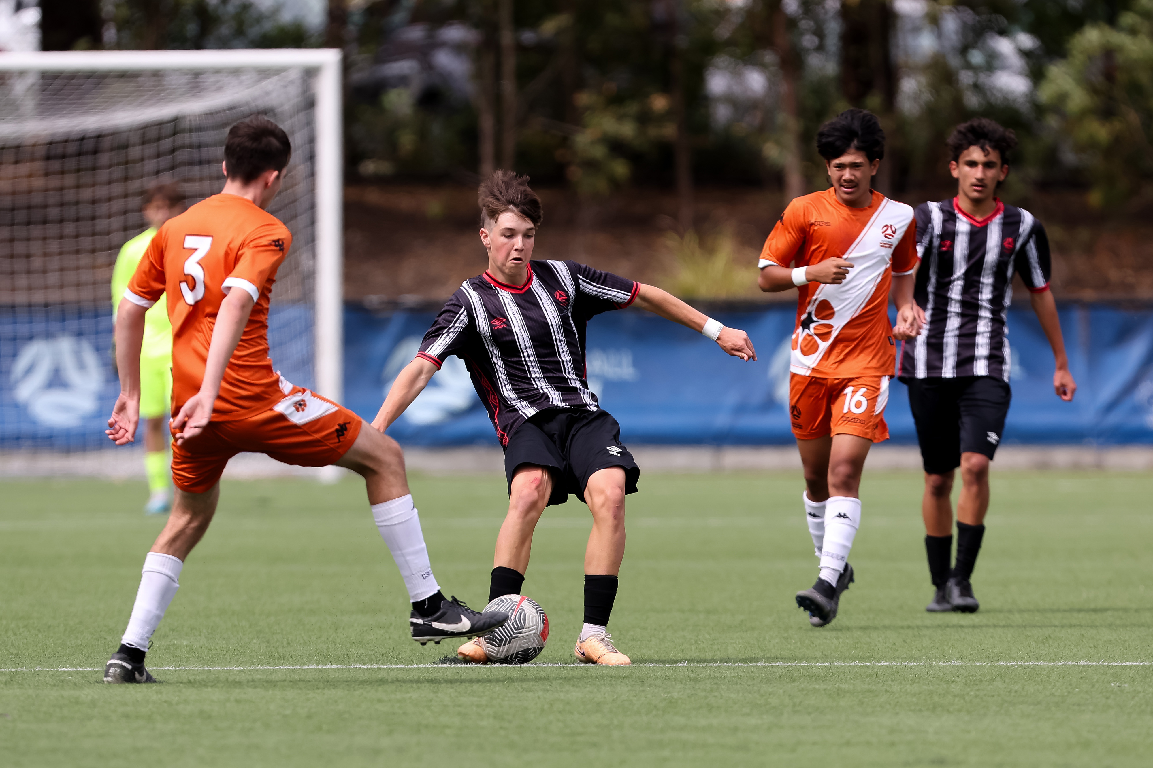 Northern NSW take on Northern Territory in the Under 16 Boys Pool B game.