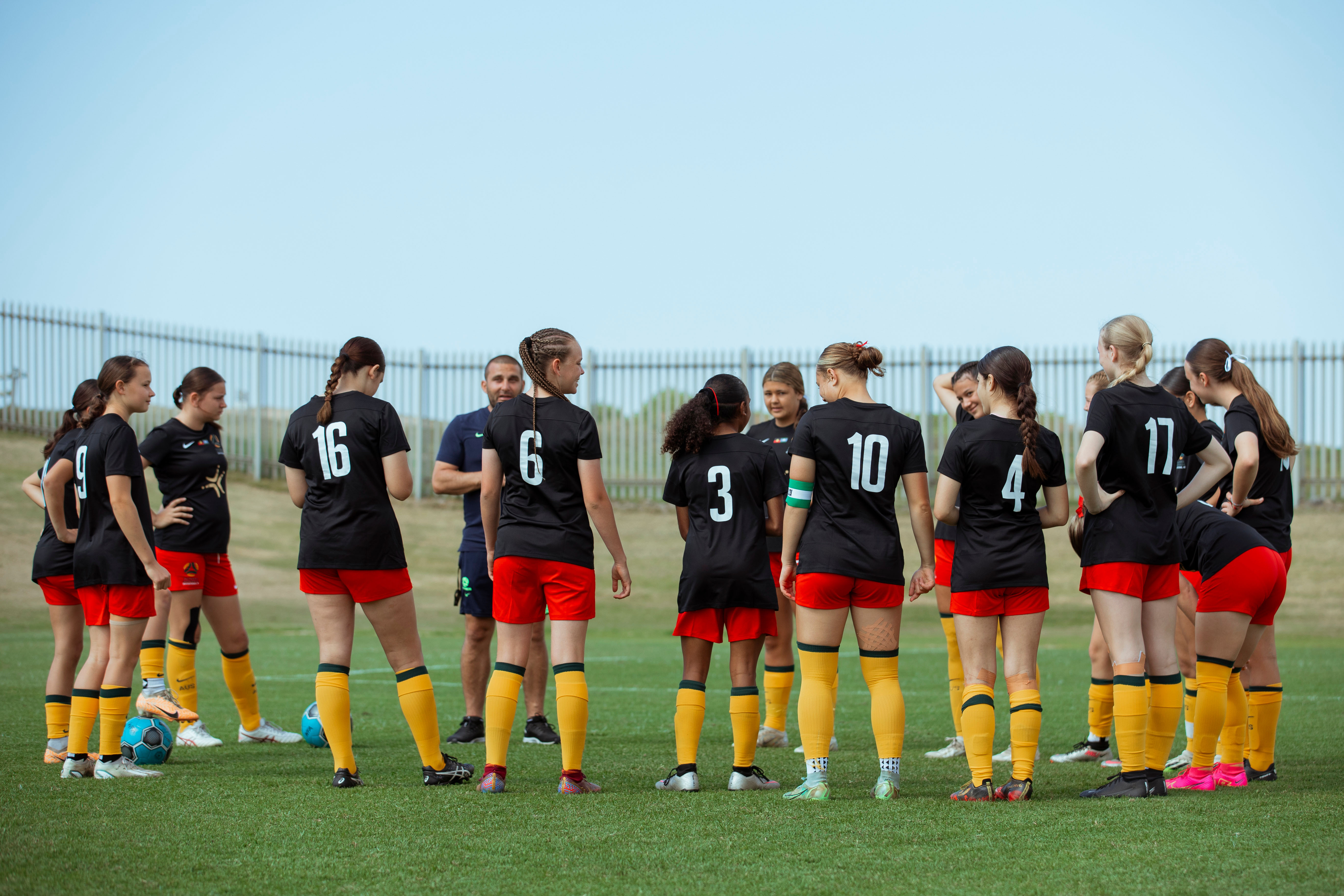The Invitational XI at the National Youth Championships 2023 in Wollongong. (Photo: Tiffany Williams/Football Australia)