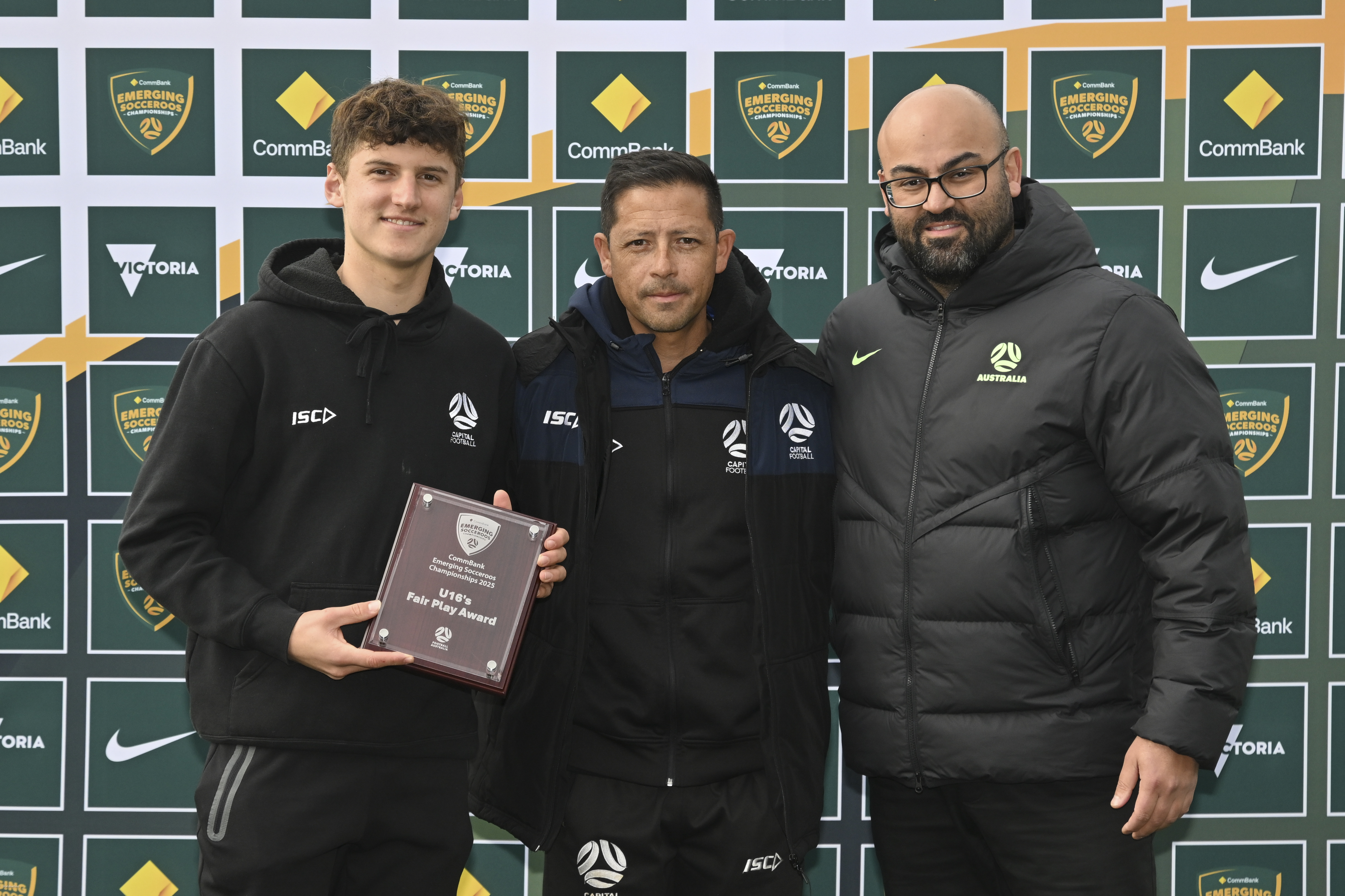 Capital Football Receive the Fair Play Award. Photo Mark Avellino/Football Australia