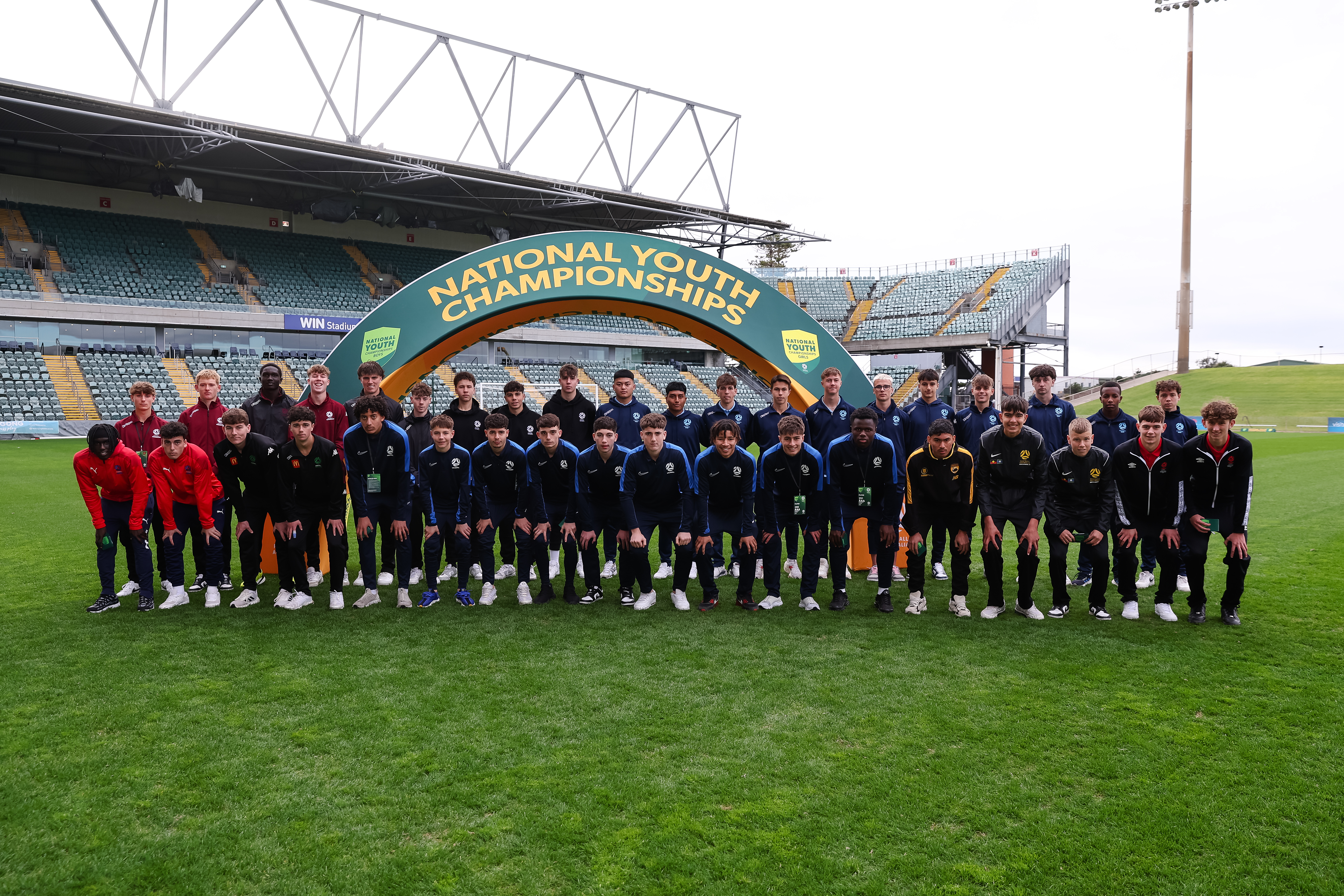 The Captains and Vice-Captains of the Under 16 Boys' Age Group