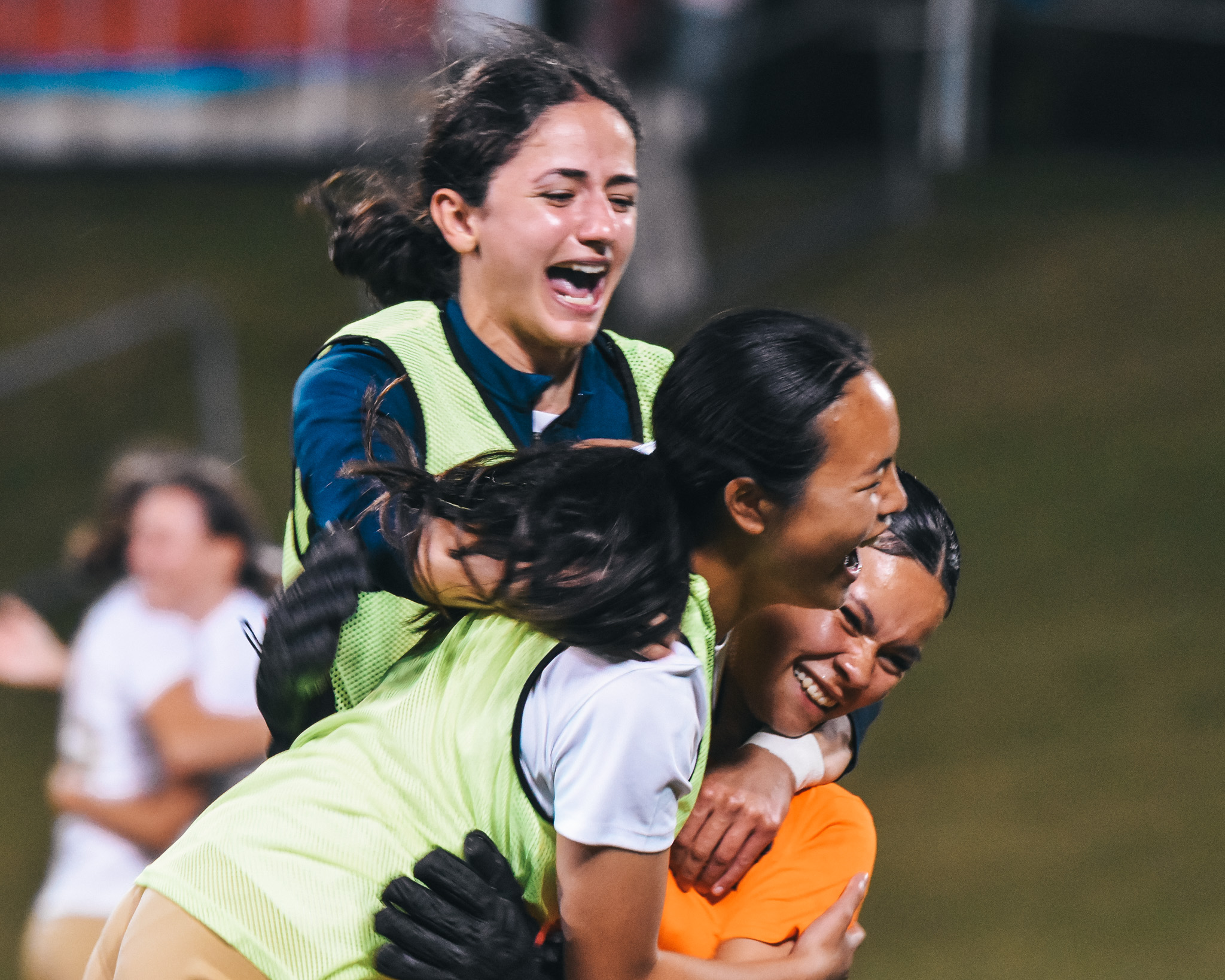 Victoria celebrate after progressing to the final