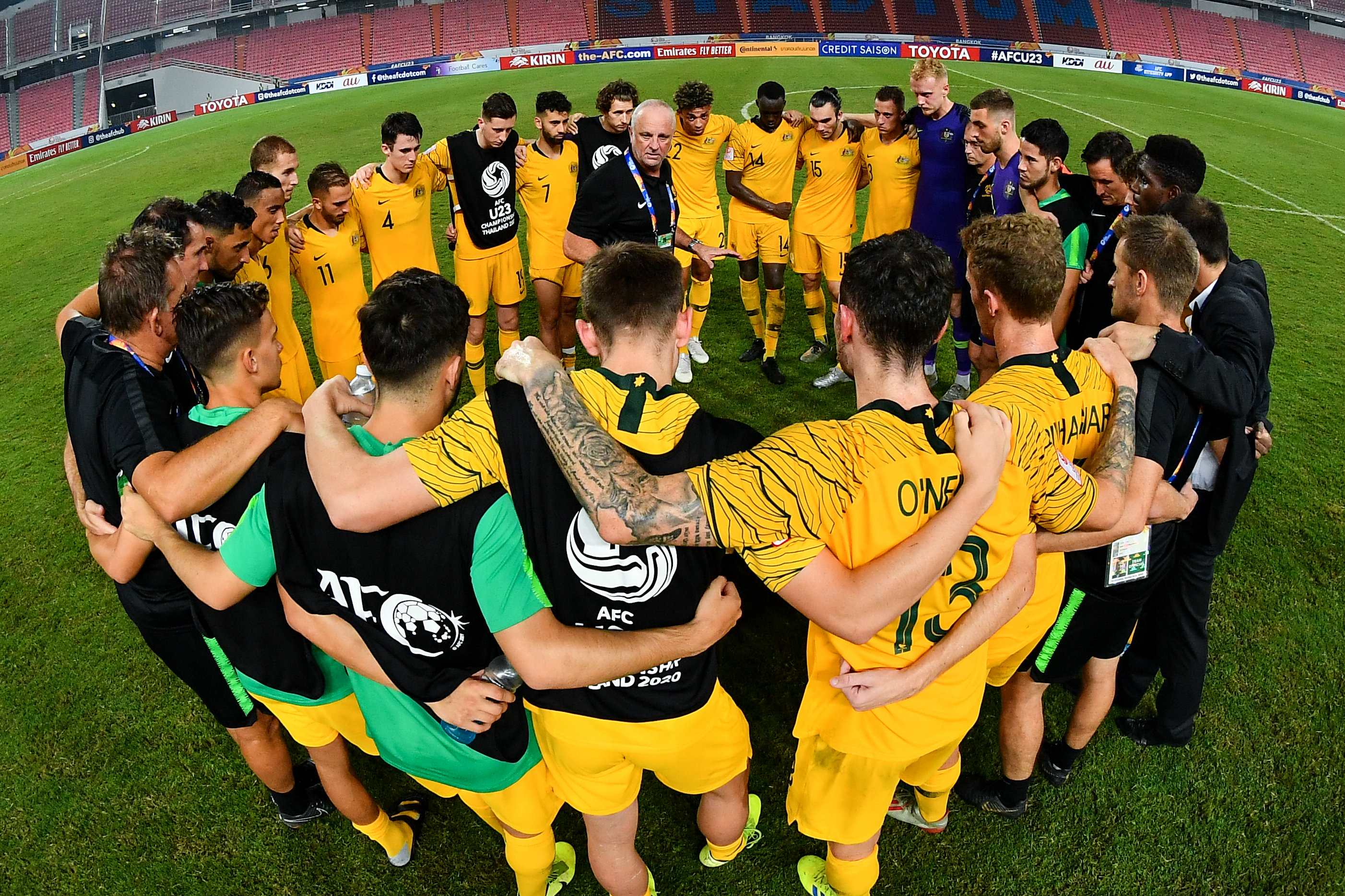 Arnold sets goal for Olympics: First Australian football team to win a
