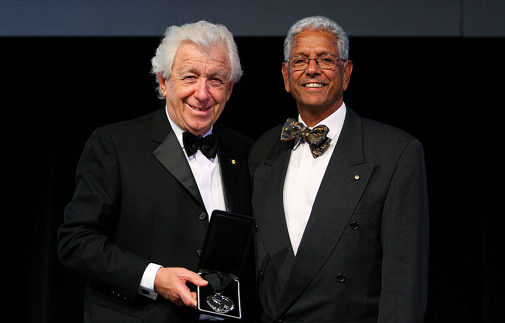 Frank Lowy and John Moriarty