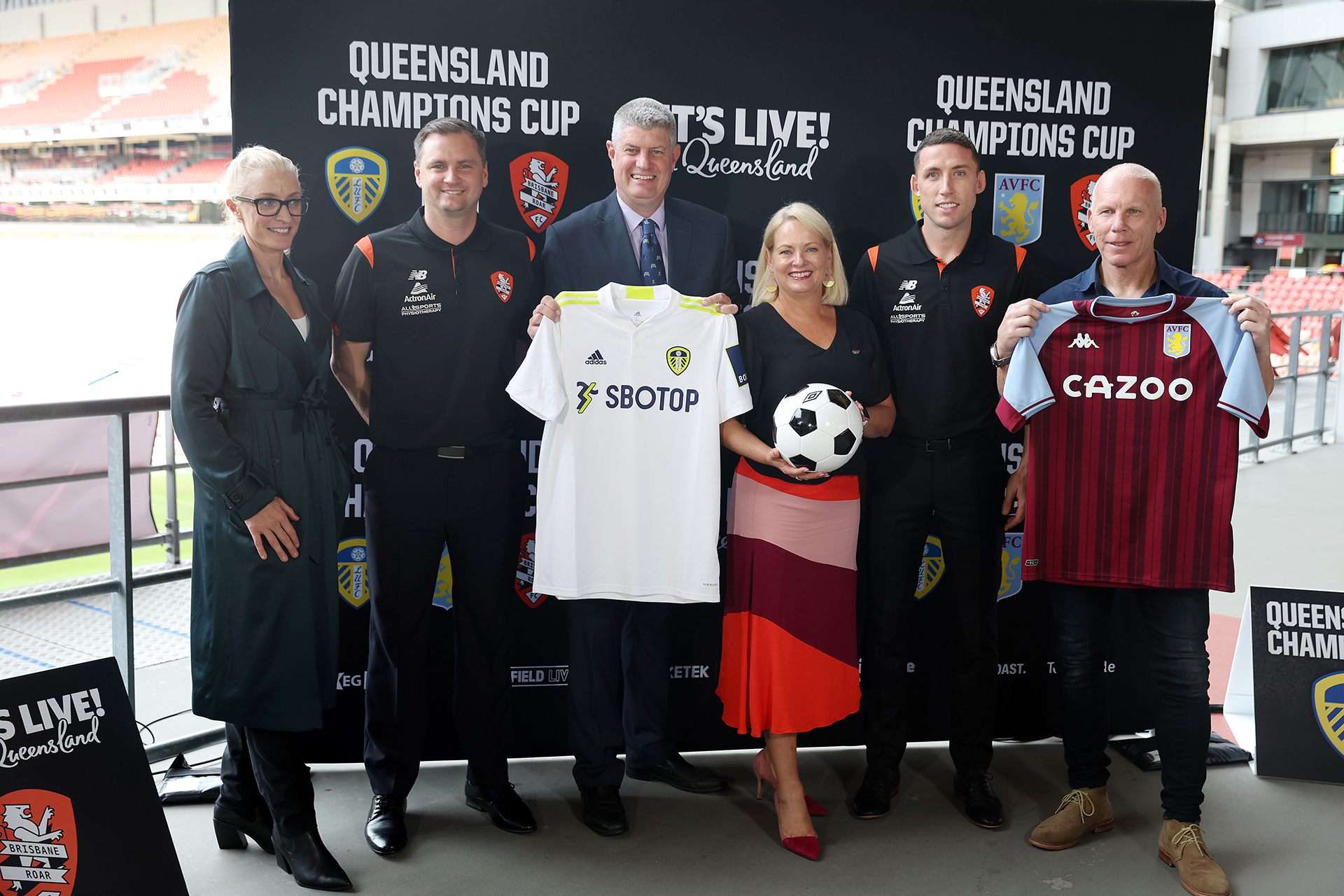 The Queensland Champions Cup 2022 media launch at Suncorp Stadium on April 28, 2022 in Brisbane, Australia.