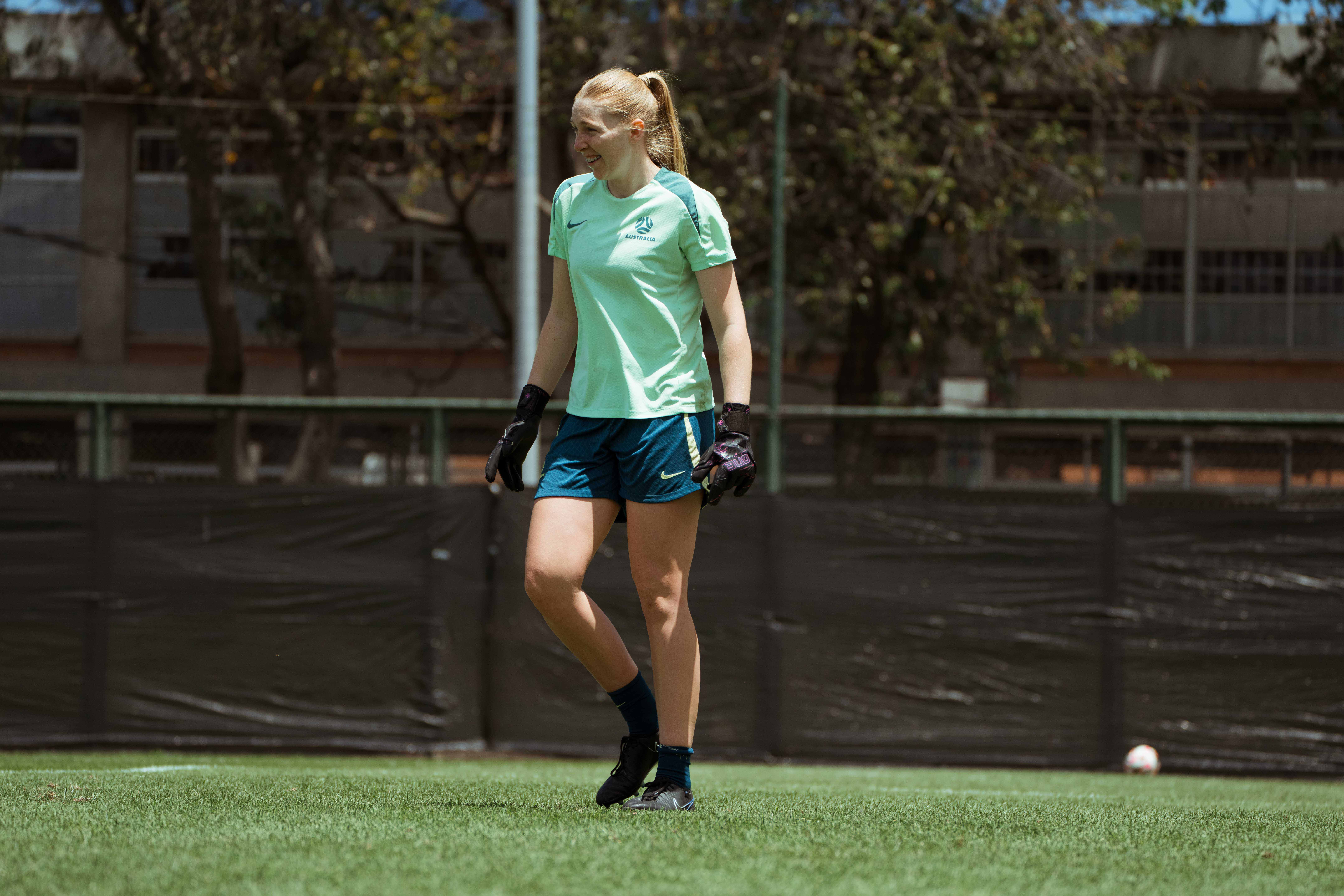 Chloe Lincoln during training for the FIFA U20 Women’s World Cup Colombia 2024™ in Bogotá, Colombia. (Photo: Ann Odong/Football Australia)