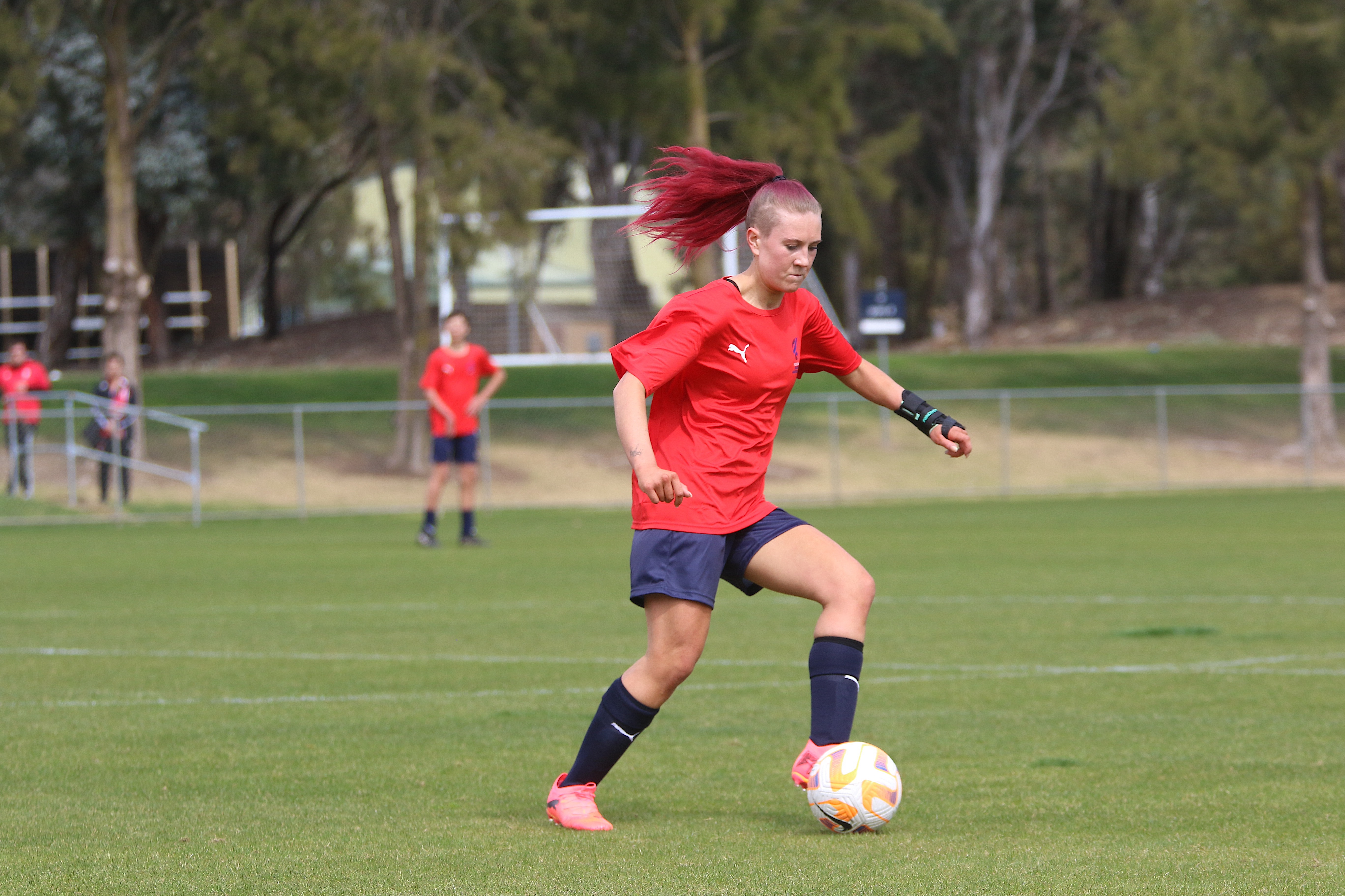 CommBank ParaMatilda Tahlia Blanshard in action for Football SA