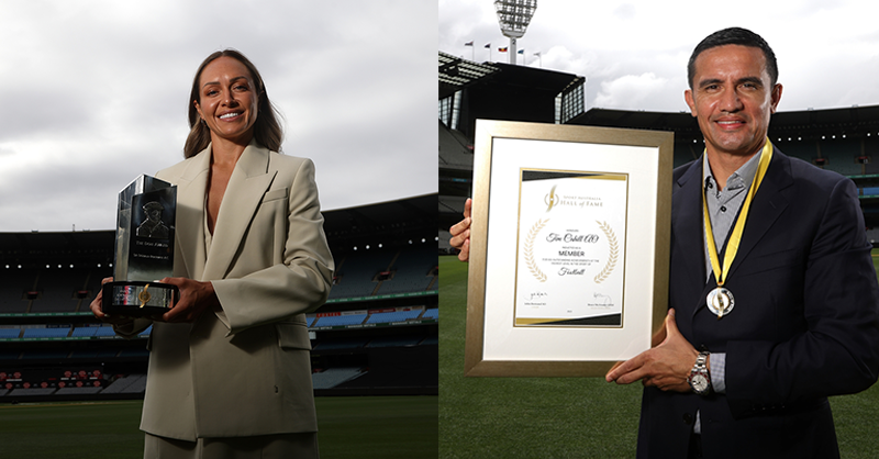 CommBank Matildas receive 'The Don Award'; Tim Cahill AO inducted into the Sport Australia Hall of Fame