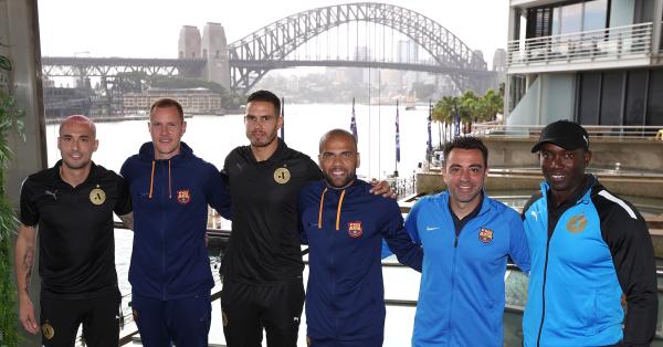 FC Barcelona and A-League All-Stars in Sydney