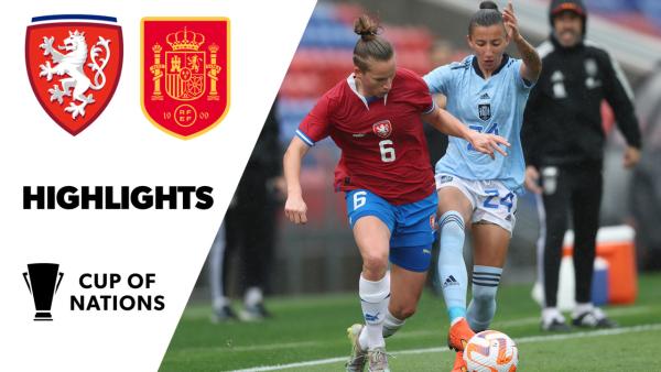 Czechia v Spain | Highlights | Cup of Nations 2023
